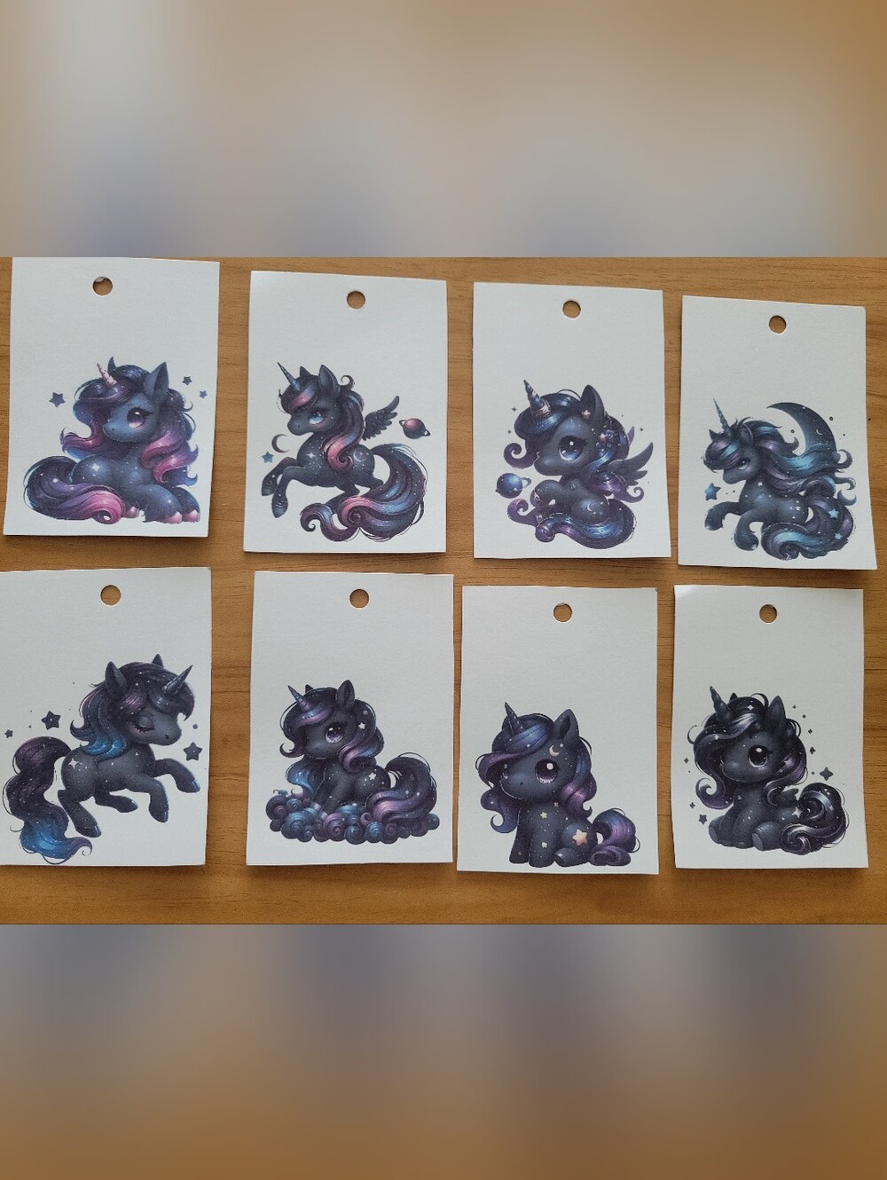 🖤NEW🖤 Galaxy Unicorn 24 Pc Gift Tag Set